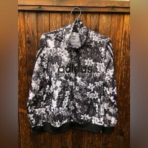Floral Adidas track jacket